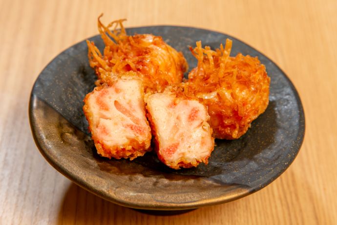 博多かねふく ふく竹 東京駅店の明太揚げしゅうまい