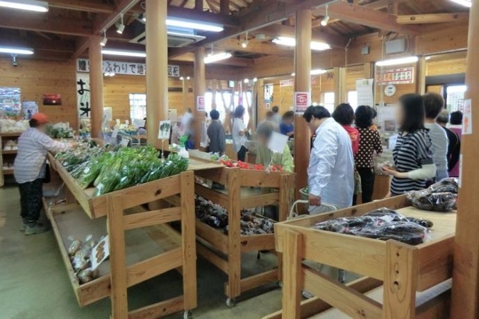 ふわり直売所の様子