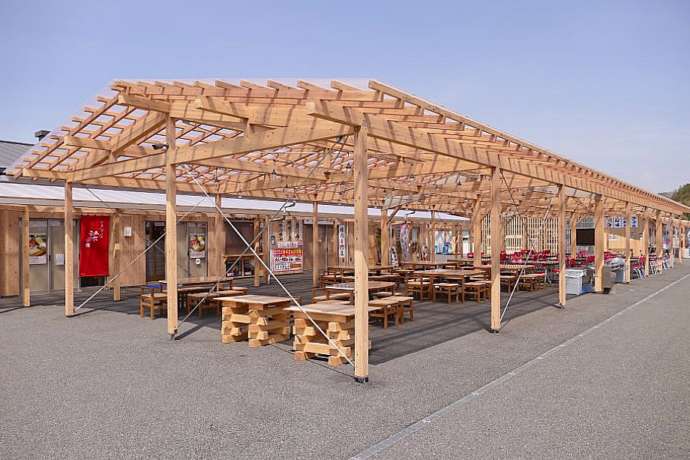 宮城県本吉郡南三陸町の「南三陸さんさん商店街」にあるフードコート