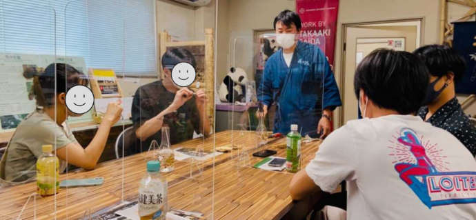 亀岡工房のワークショップの様子