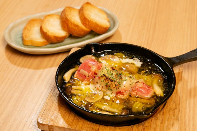 博多かねふく ふく竹 東京駅店の明太子のアヒージョ