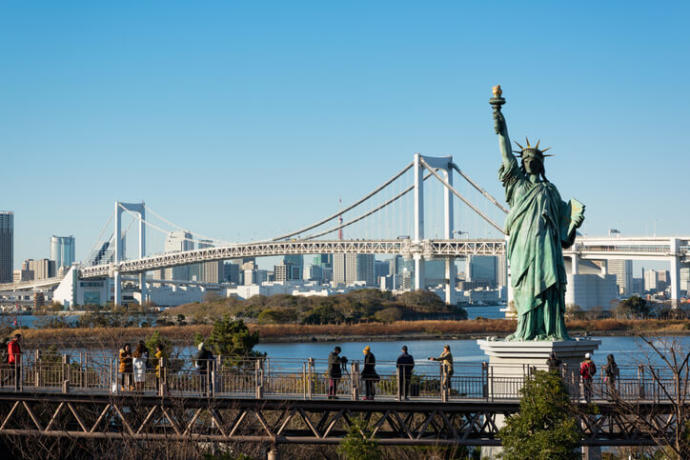 東京で人気のデートスポット_お台場海浜公園