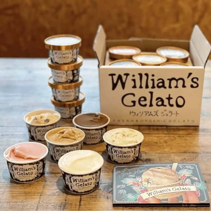 ウィリアムズジェラート・シングルカップ10個セット〈William’s Gelato 10set〉
