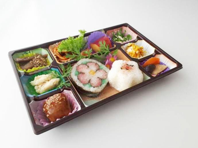 鉄めしの一つ「ほほ笑みこまち弁当」