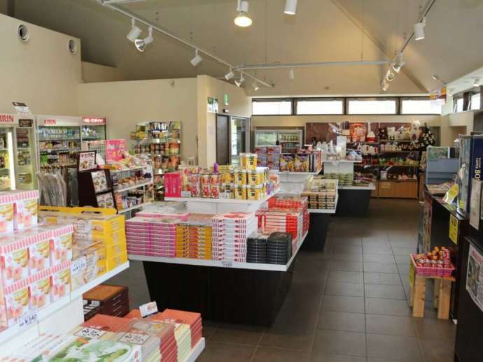 エンゼルフォレスト那須白河の売店