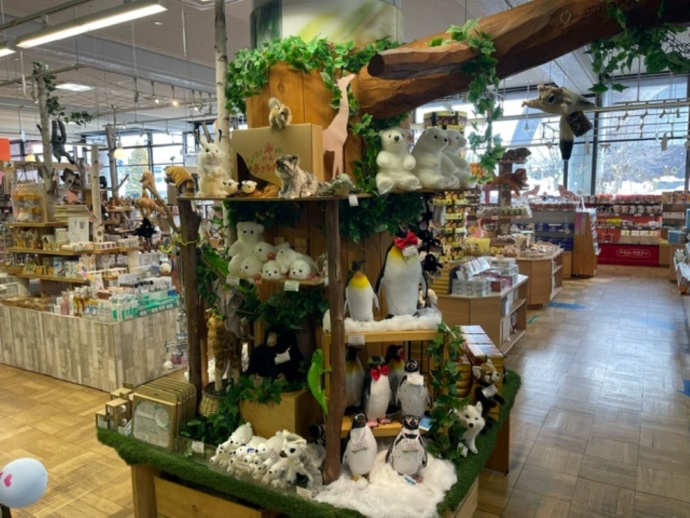 「道の駅あさひかわ」内の売店