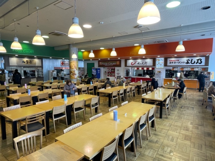 「道の駅あさひかわ」内のフードコート