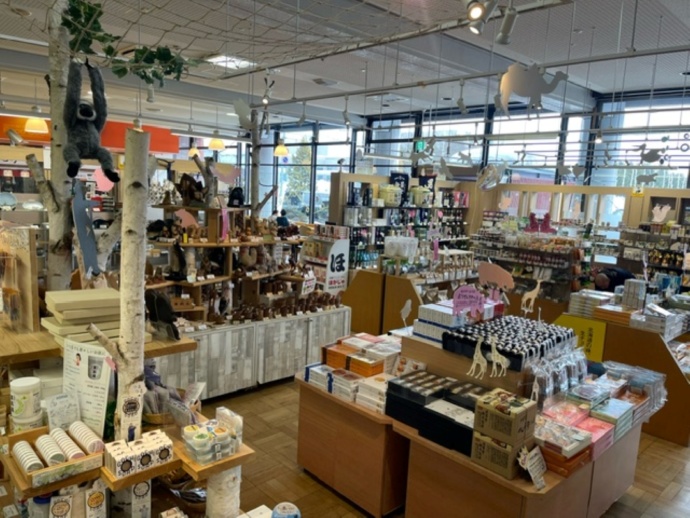 「道の駅あさひかわ」内の売店