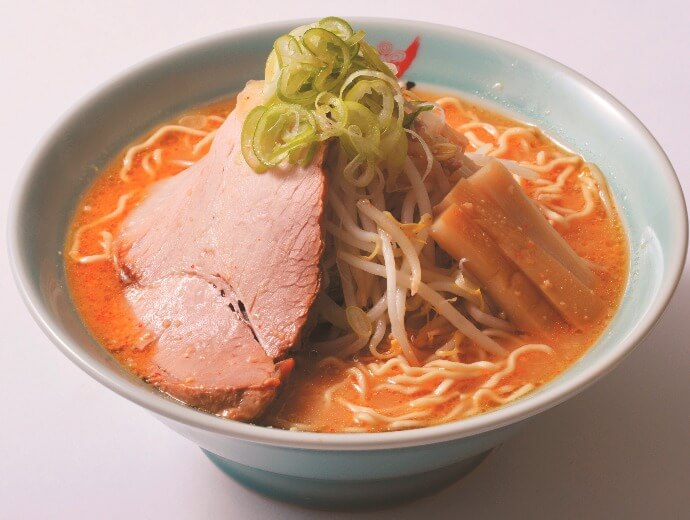 「道の駅あさひかわ」内のフードコートに出店している「梅光軒」で提供中の味噌ラーメン