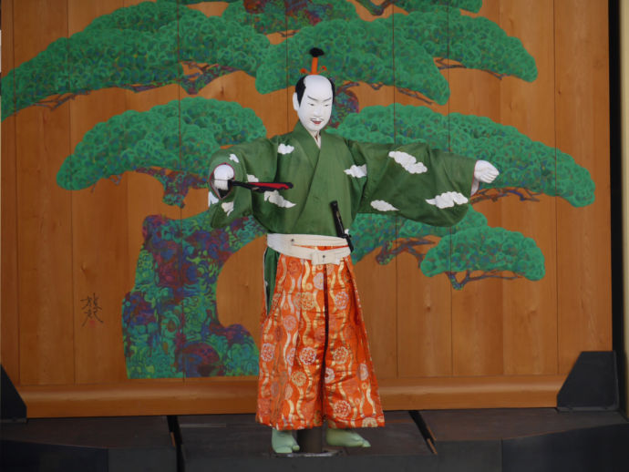 万松寺の本堂3階にある織田信長のからくり人形