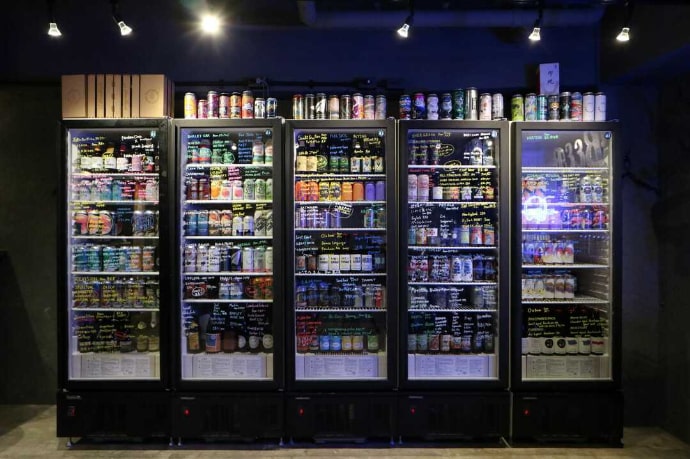 クラフトビール シザーズ 池尻大橋にあるクーラーボックス