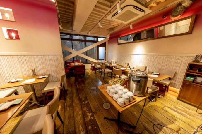 BiOcafeの店内