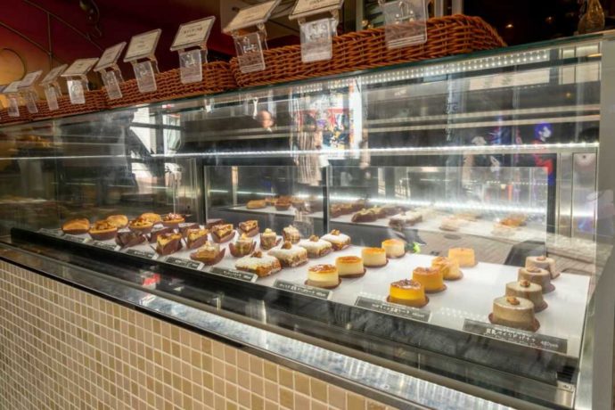 BiOcafeの各種スイーツ