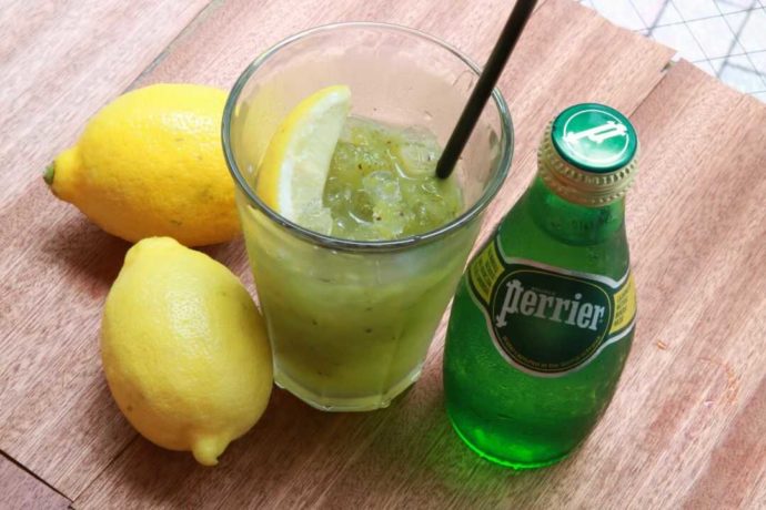 BiOcafeのドリンク「キウイレモンソーダ」