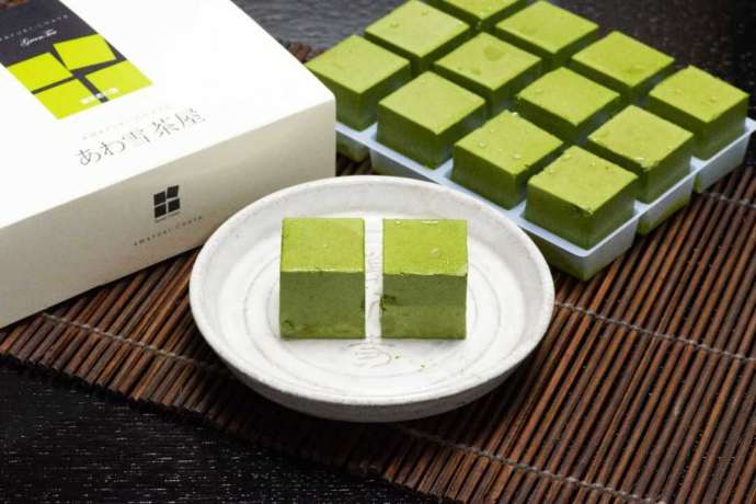 備前屋本店のあわ雪茶屋(濃茶)