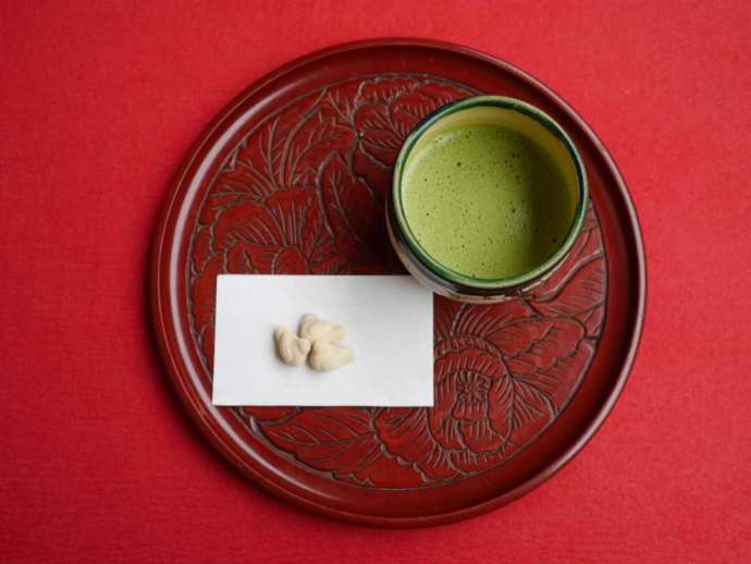 「佛日庵」でいただけるお抹茶