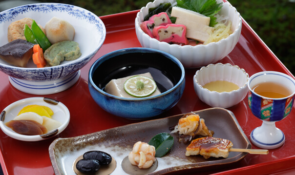 長弓寺 薬師院の精進料理