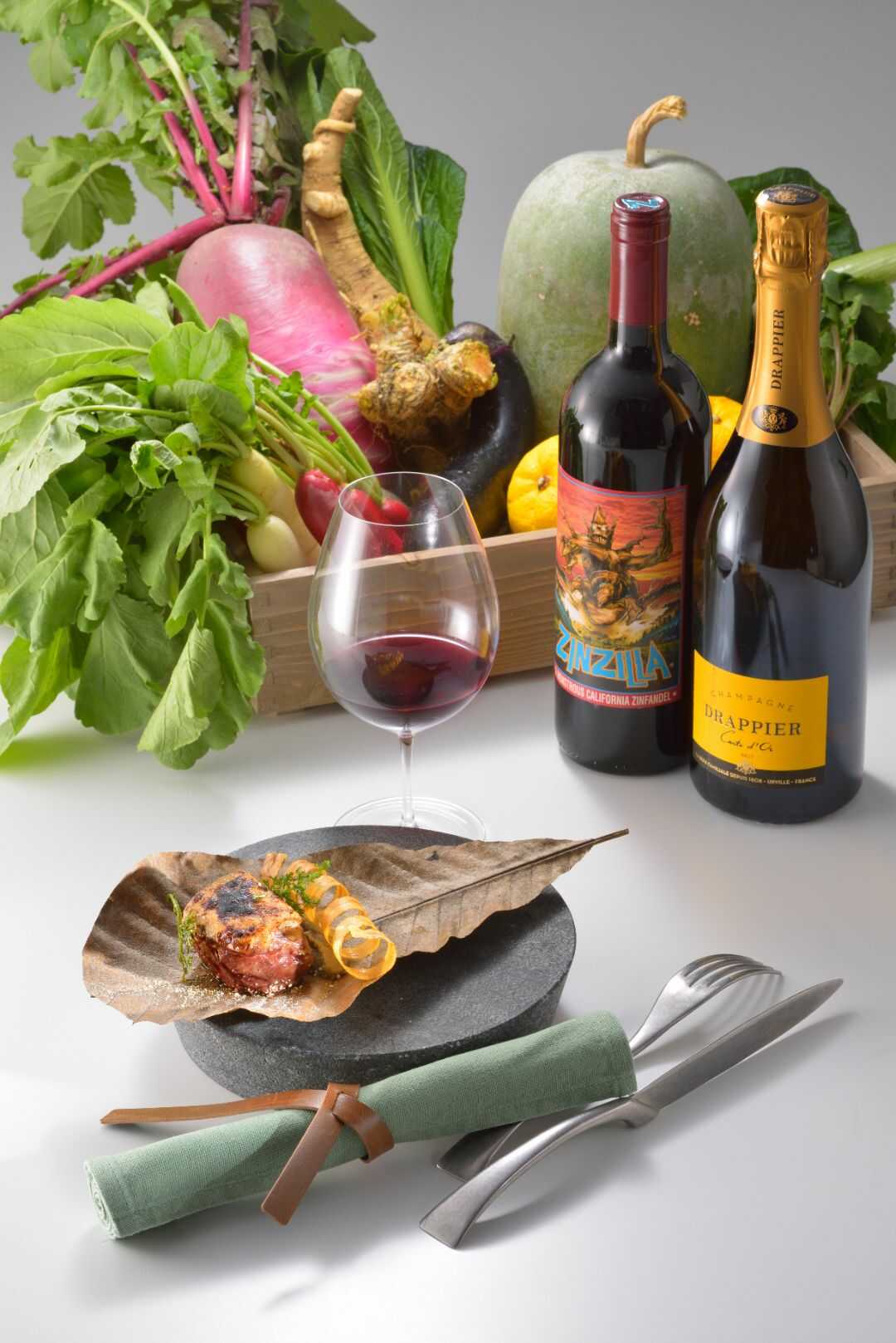SACULA DINERの料理とワイン