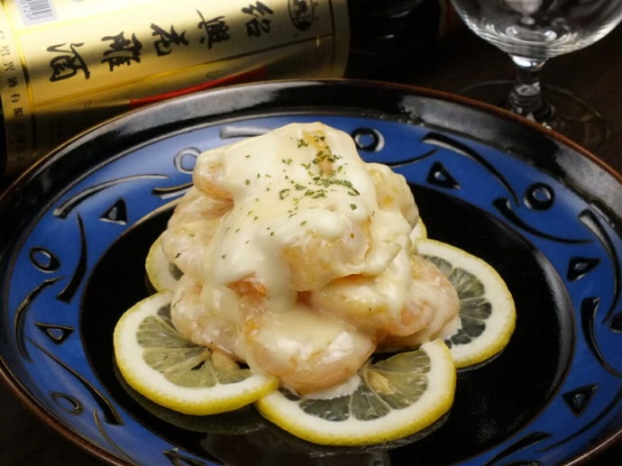 SUUの海老のマヨネーズ和え