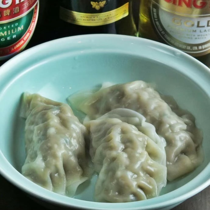 SUU自家製の茹で餃子