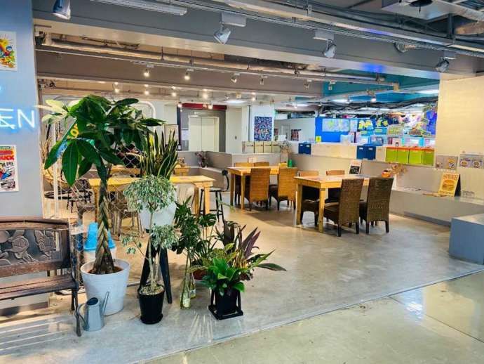 The Rooftop E Gardenの店内の様子