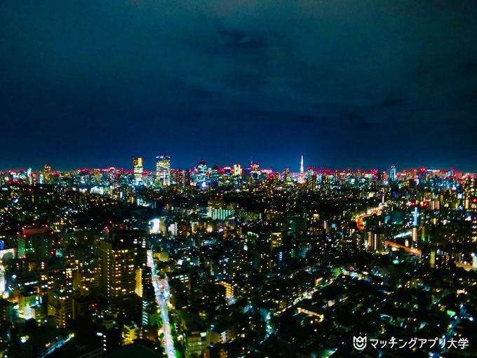 スカイラウンジの景色
