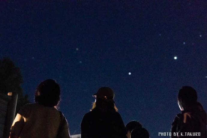 「京都府立丹後海と星の見える丘公園」から見える星空