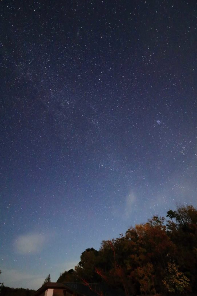 うみほし公園の満天の星空