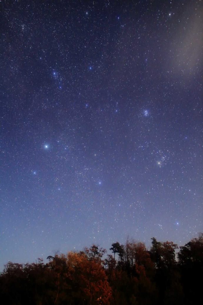 カップルにも人気な丹後海と星の見える丘公園の星空
