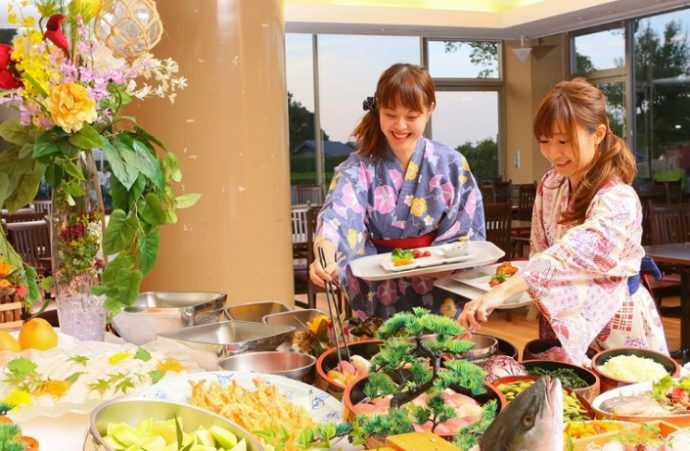 大江戸温泉君津の森のバイキング