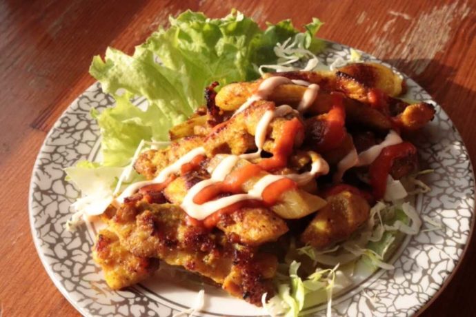 イスラエルカフェ＆レストラン ファラフェルガーデンのチキンカバブ単品
