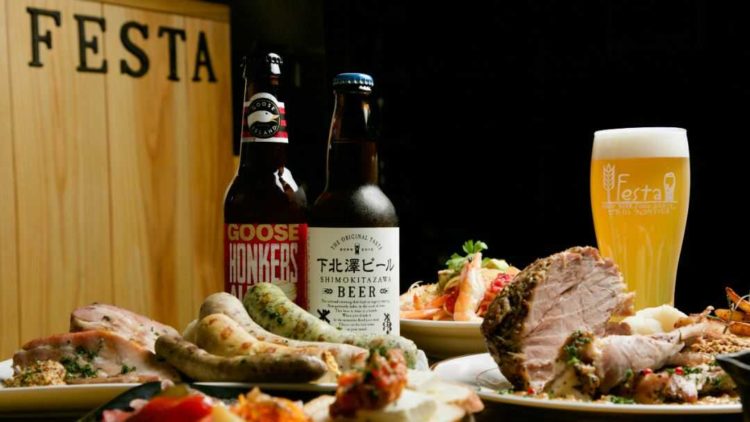 『ビアバルFesta下北沢』ではお食事、ボトルビールも多数