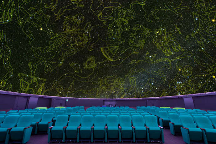 福井県福井市にある「セーレンプラネット」のプラネタリウム