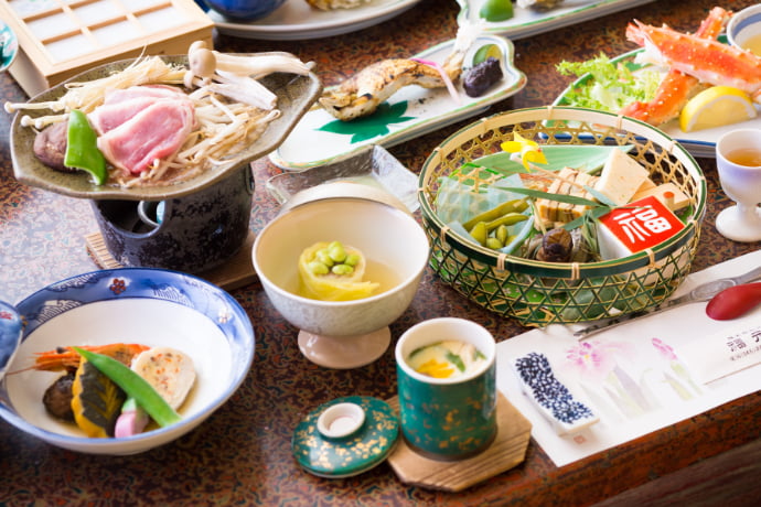 神奈川県厚木市にある厚木 七沢温泉 福元館の食事