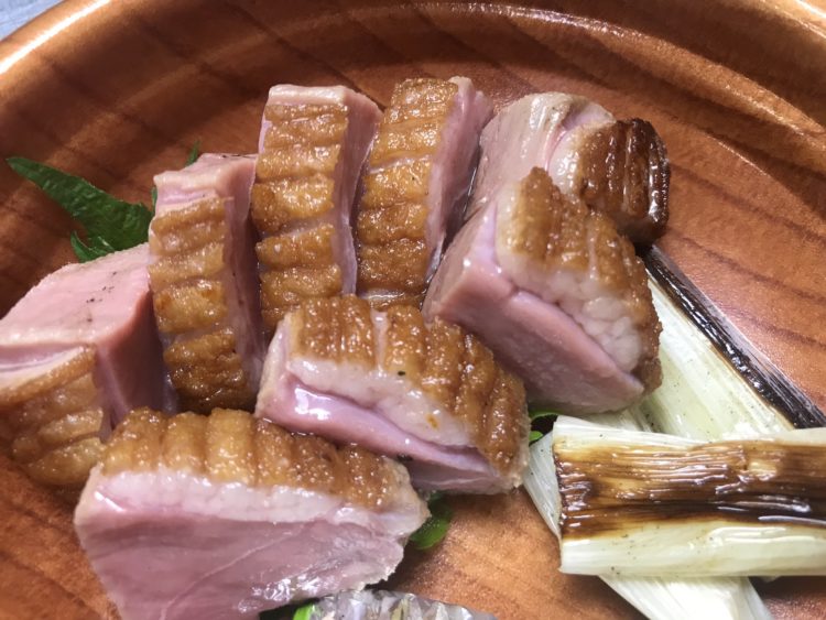 旬やみなくちのテイクアウト・デリバリー弁当:鴨の藁焼き(¥1,190)