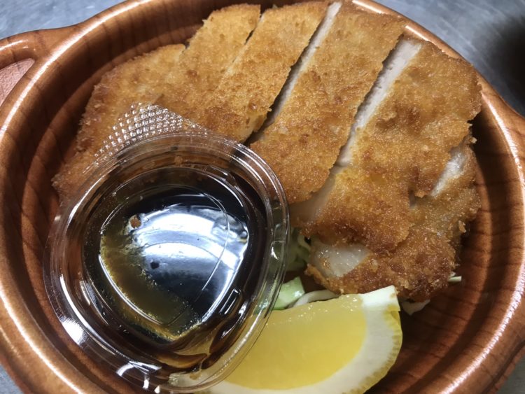 旬やみなくちのテイクアウト・デリバリー弁当:イベリコ豚ロースカツのみ(¥840)