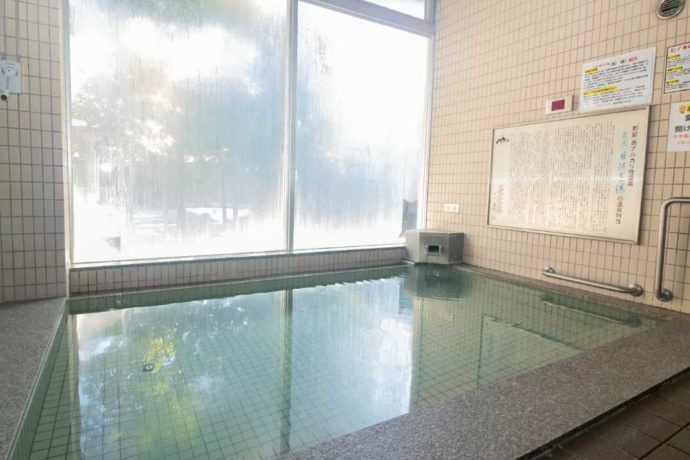 「芭蕉・月待ちの湯」の源泉浴槽