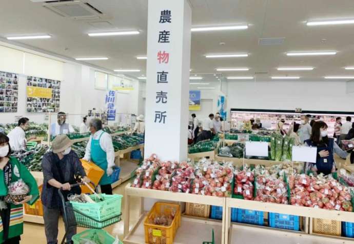 元気くん市場・仙台南店のお野菜売り場