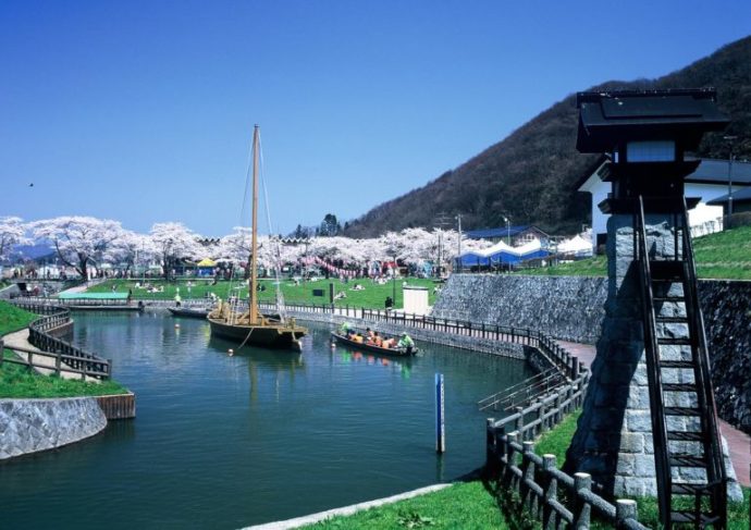 岩手県北上市にある展勝地公園