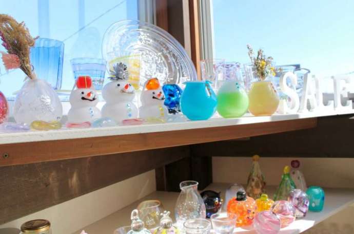 玉田ガラス工房の販売作品
