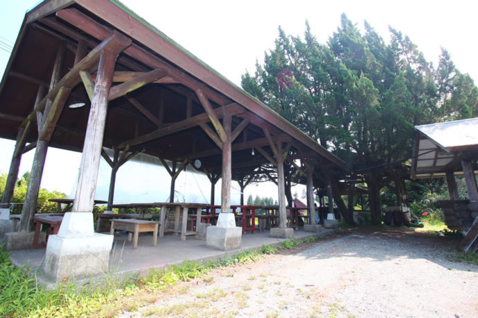 五ヶ瀬の里キャンプ村の炊飯棟