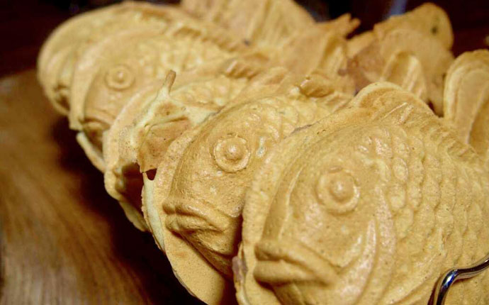 東京都台東区にある浅草たい焼き工房 求楽のたい焼き