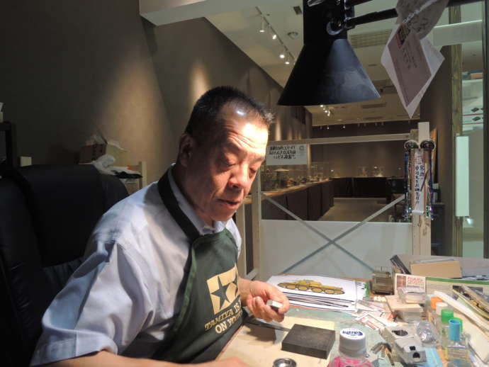 浜松ジオラマファクトリーでメインとなる作品を生み出した山田卓司氏