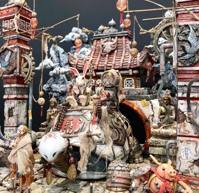 浜松ジオラマファクトリーに展示されている浜松ジオラマグランプリの上位入賞作品