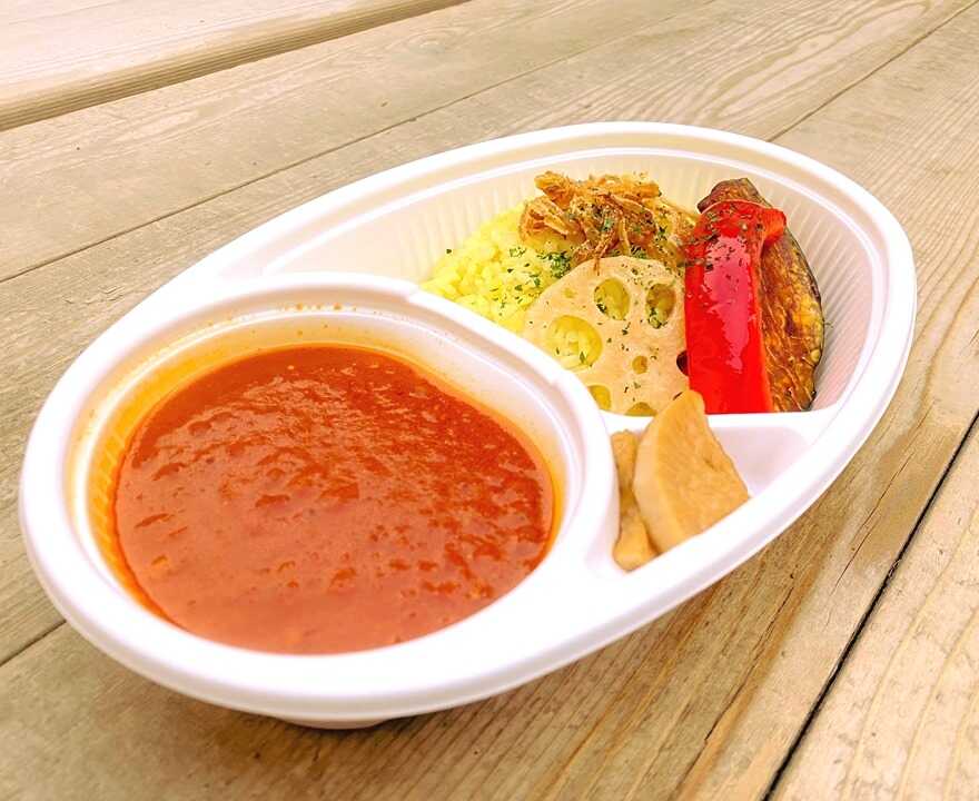 ナチュラルカフェ＋ショップ hanahacoのカレー弁当