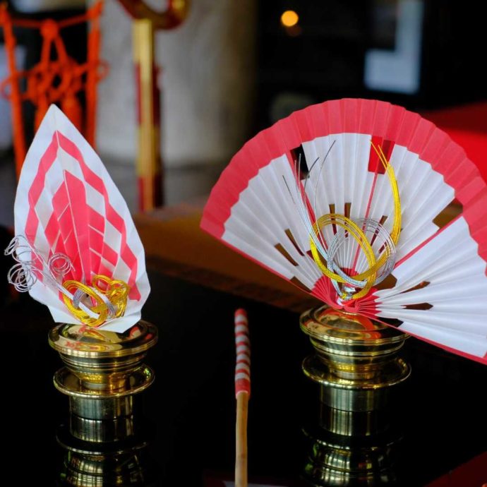 長谷寺の仏前式で使われる扇