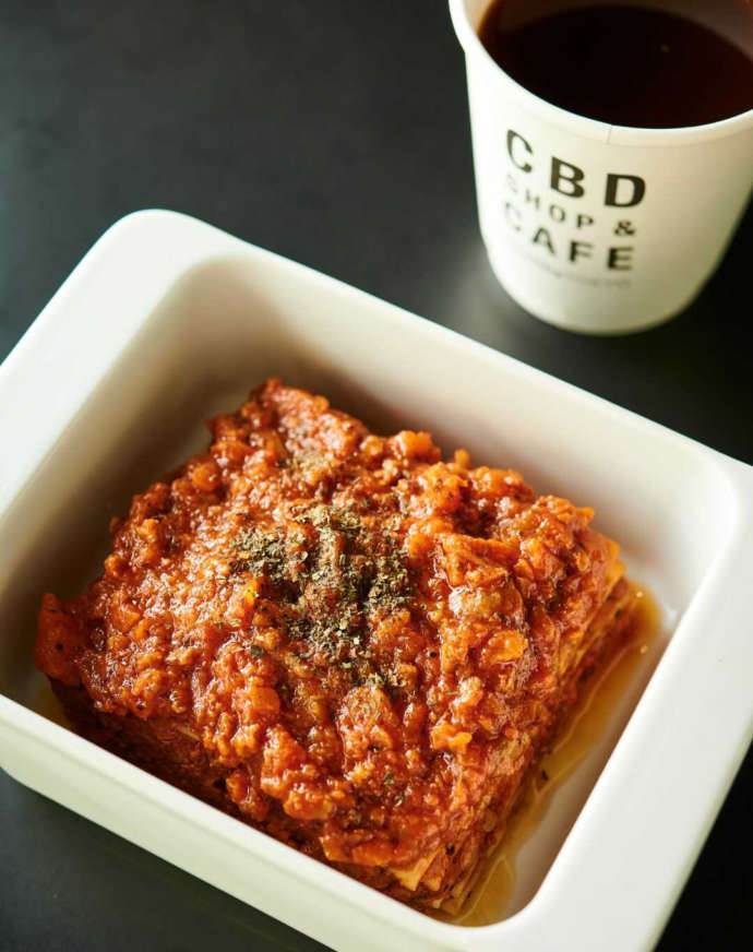 「HealthyTOKYO CBD Shop&Cafe Harajuku」のラザニア