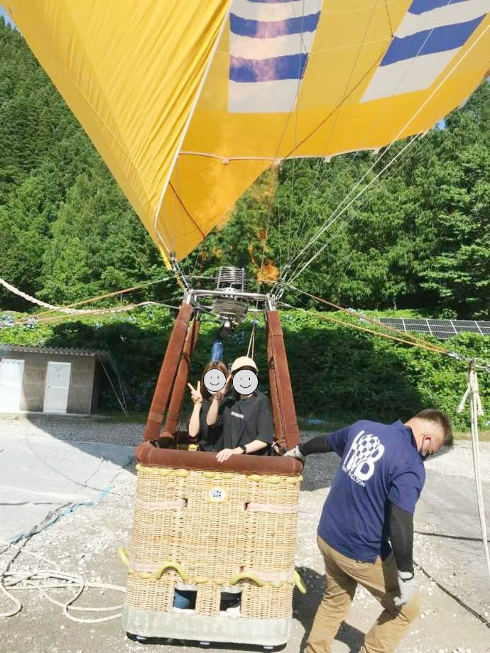 HEAT BALLOON物語の気球体験