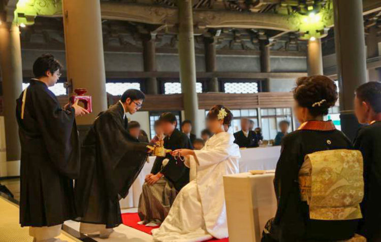 東本願寺の仏前結婚式