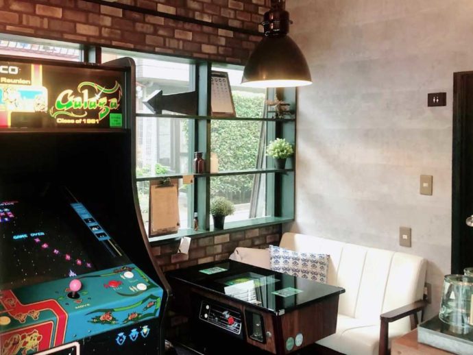 アーケードゲームがあるハイスコアの店内